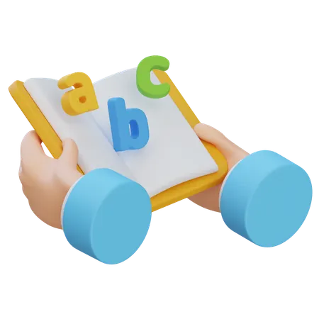 English Book  3D Icon