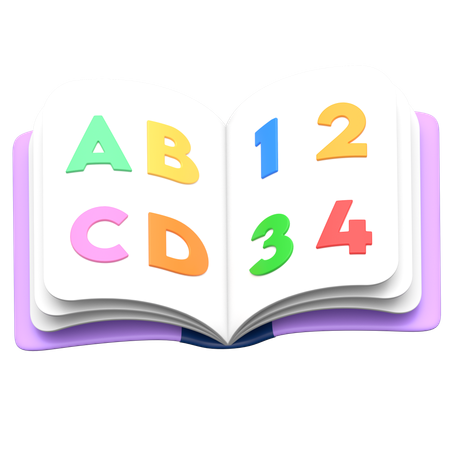 English Book  3D Icon