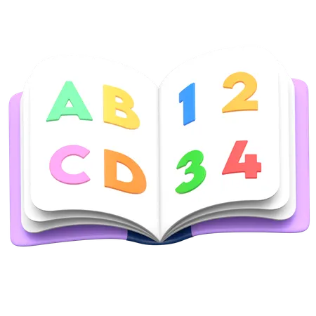 English Book  3D Icon