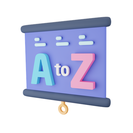 English Class  3D Icon