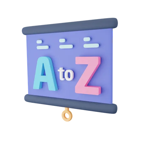 English Class  3D Icon