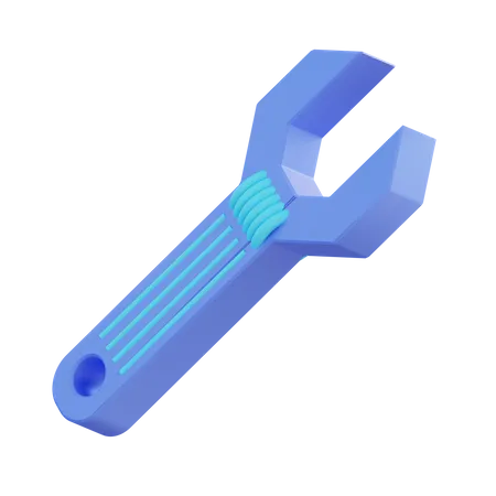 English Key Tool 3D Icon