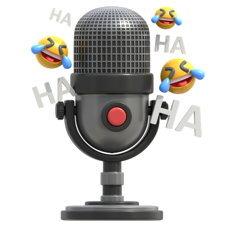 Podcast engraçado  3D Icon