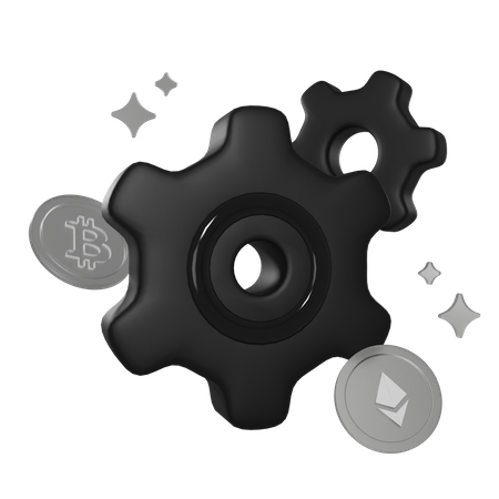 Engranaje nft  3D Icon