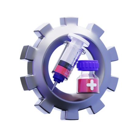 Engrenage  3D Icon