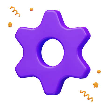 Engrenage  3D Icon