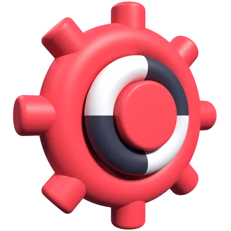 Engrenage  3D Icon