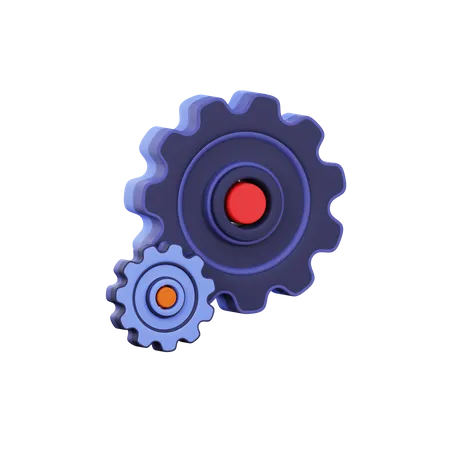 Engrenage  3D Icon