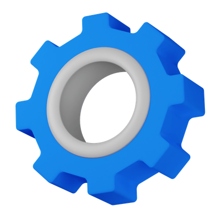 Engrenagem  3D Icon