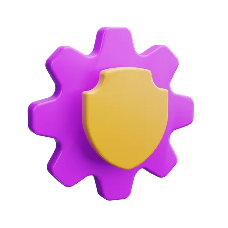 Engrenagem  3D Icon