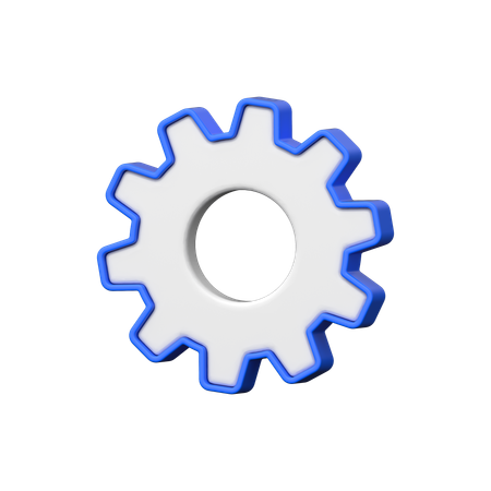 Engrenagem  3D Icon