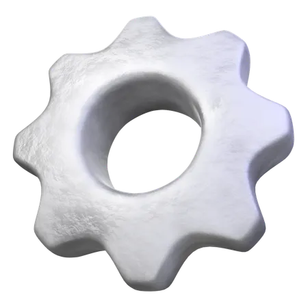 Engrenagem  3D Icon