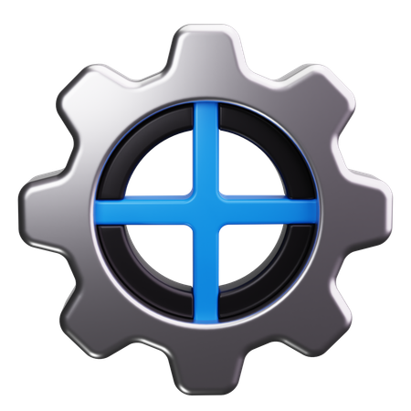 Engrenagem  3D Icon