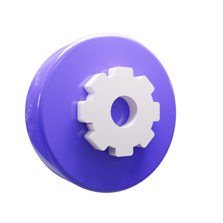 Engrenagem  3D Icon