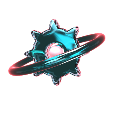 Engrenagem  3D Icon