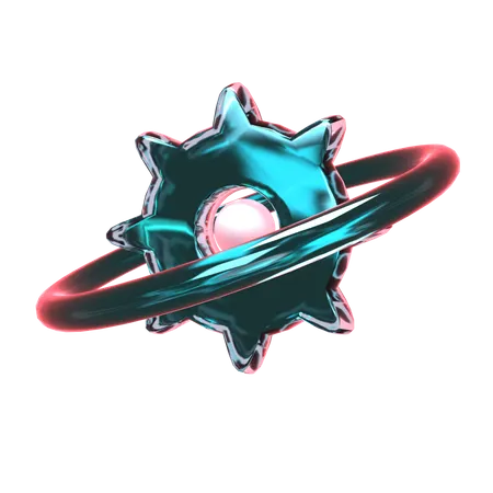 Engrenagem  3D Icon