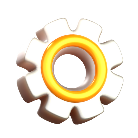 Engrenagem  3D Icon