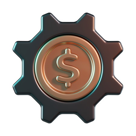 Dinheiro de equipamento  3D Icon