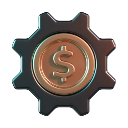 Dinheiro de equipamento  3D Icon