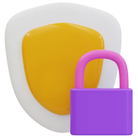 Enhancing Data Security With Lock Close  3D Icon