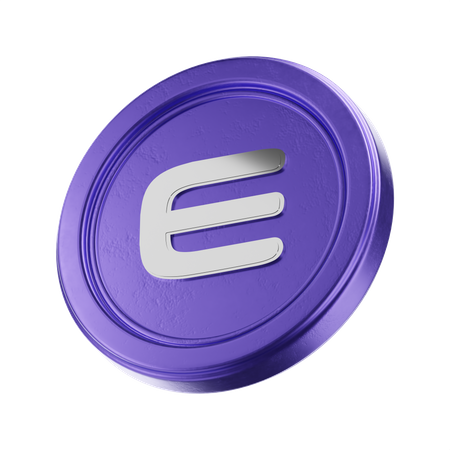 Enjin Coin  3D Icon