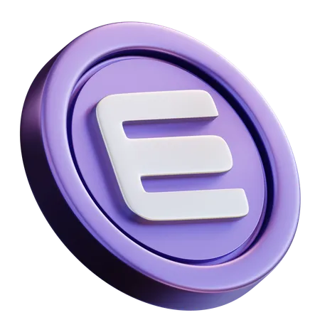 Enjin Coin  3D Icon