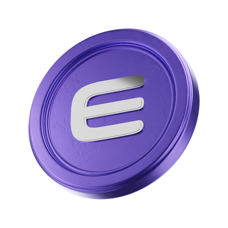 Enjin Coin  3D Icon