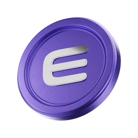 Enjin Coin  3D Icon