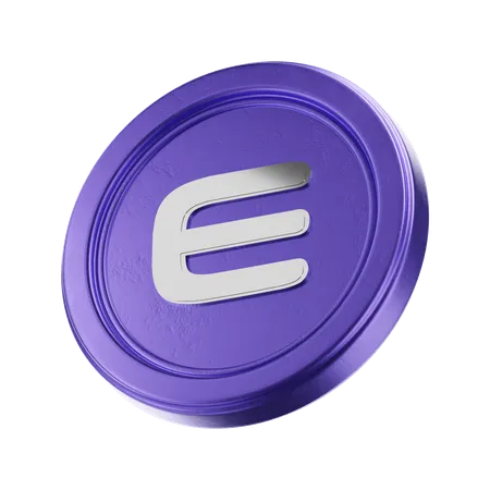 Enjin Coin  3D Icon