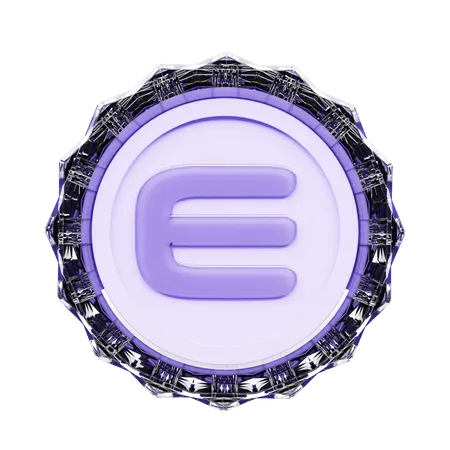 Enjin Crypto  3D Illustration