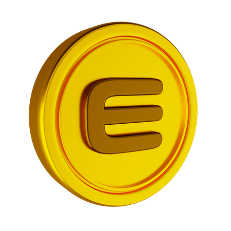 Enjin Crypto Coin  3D Icon