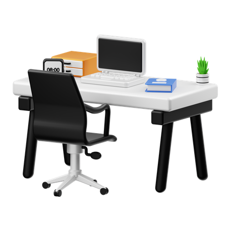 Enjoy Desk  3D Icon