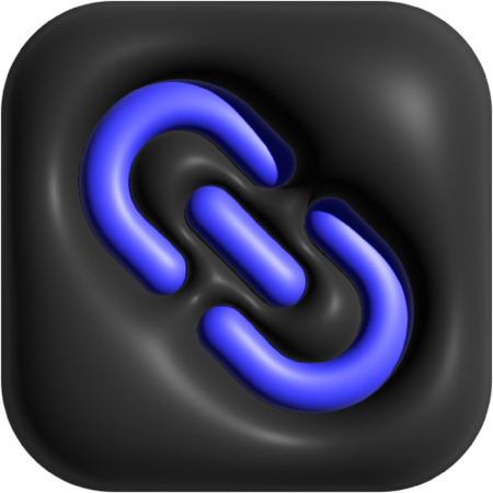 Enlace  3D Icon