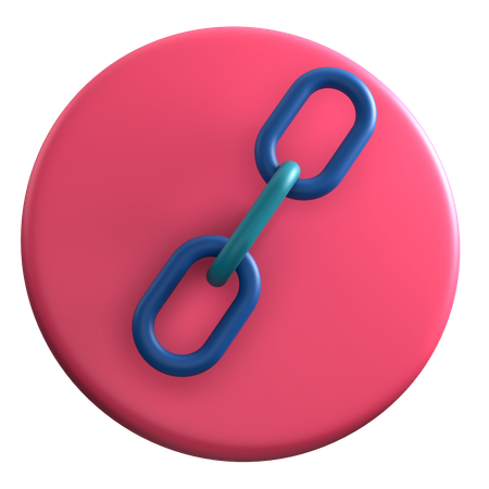 Enlace  3D Icon