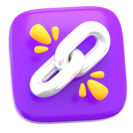 Enlace  3D Icon