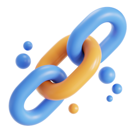 Enlace  3D Icon