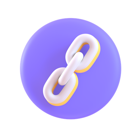 Enlace  3D Icon