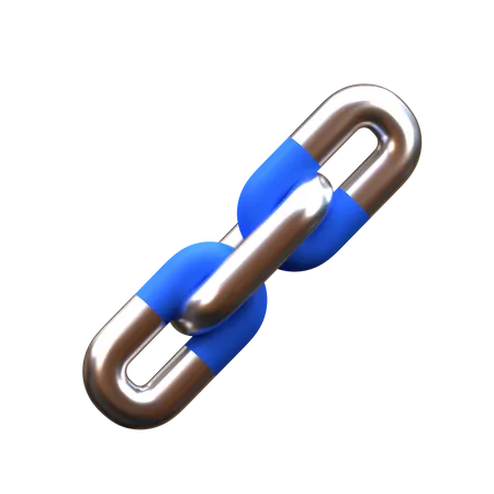 Enlace  3D Icon