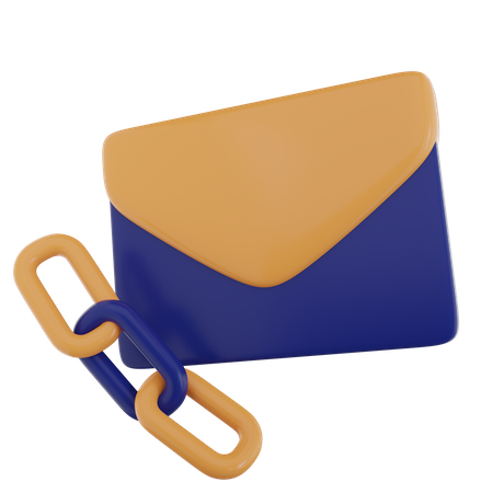 Enlace de correo  3D Icon