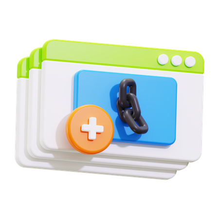 Vínculo de retroceso  3D Icon