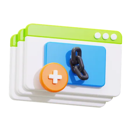 Vínculo de retroceso  3D Icon