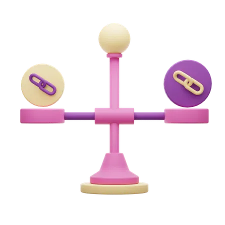Equidad de vínculo  3D Icon