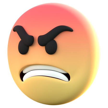 Enojado  3D Icon