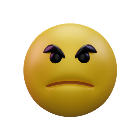Enojado  3D Icon