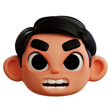 Enojado  3D Icon