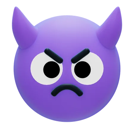 Emoji Enojado Expresion Enojada 3D Icon