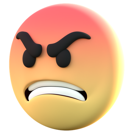 Enojado  3D Emoji