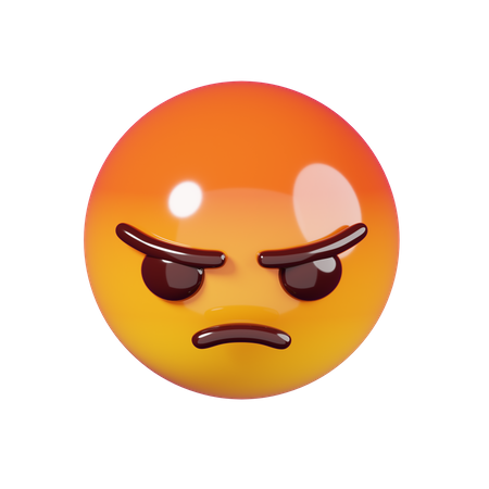 Emoji enojado  3D Emoji