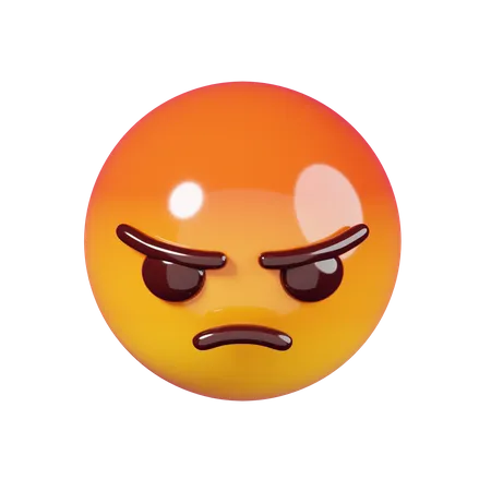 Emoji enojado  3D Emoji