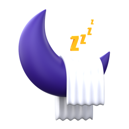 Enough Sleep  3D Icon